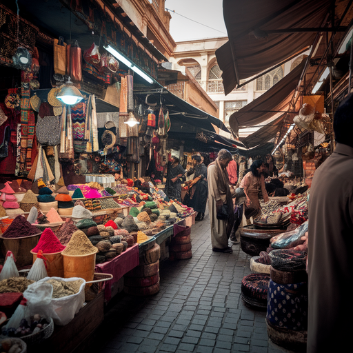 A Vibrant Tapestry of Colors and Scents: Exploring Morocco’s Bustling Marketplace