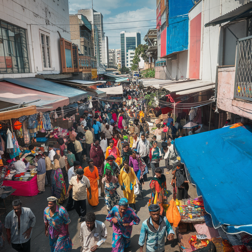 Lost in the Labyrinth: A Street Market’s Vibrant Chaos