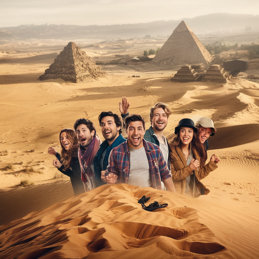 Friends Conquer the Pyramids: A Joyful Adventure in Egypt