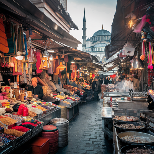 A Glimpse of Istanbul’s Vibrant Spice Market