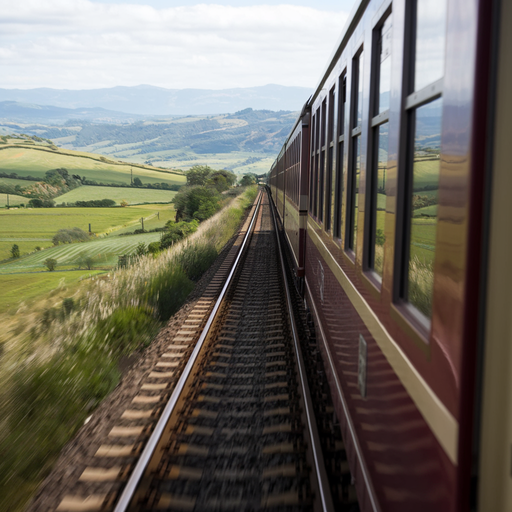 Tranquil Journey Through Rural Landscapes