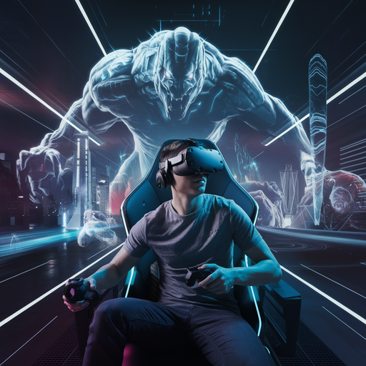 Immersed in the Fight: A Gamer Faces Down a Virtual Monster