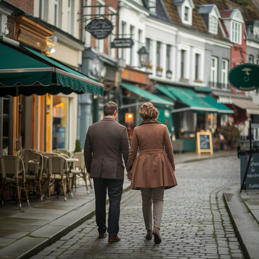 A Stroll Through Time: Love and Mystery on a Cobblestone Street