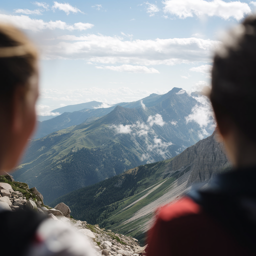 Awe-Inspiring Mountaintop View: Serenity and Majesty in Every Direction