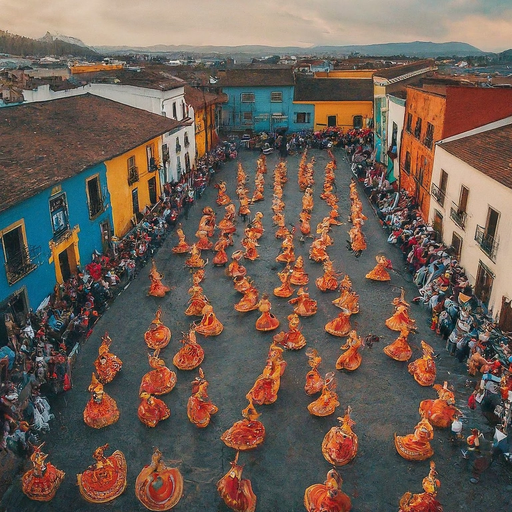 A Symphony of Color: Dance Under the Mountain Sky