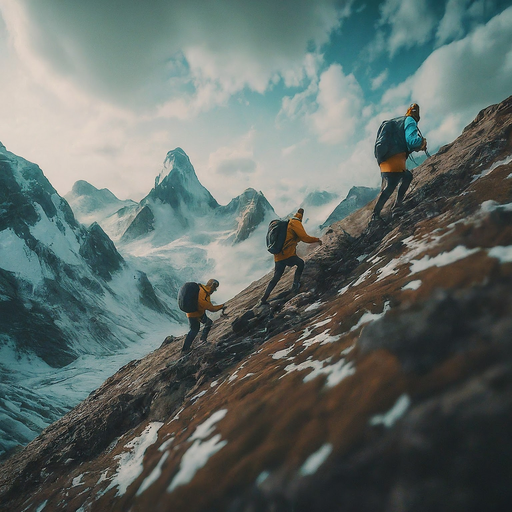 Conquering the Peak: Hikers Embark on an Inspiring Journey