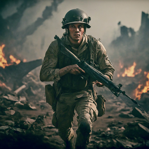 Through the Ashes of War: A Soldier’s Gritty Struggle