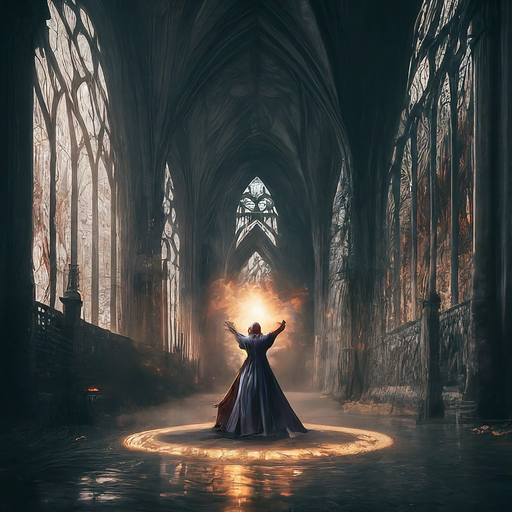 A Figure of Light in the Gothic Depths