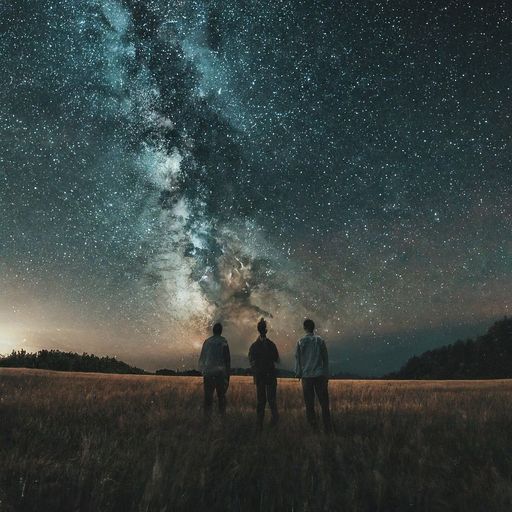 Gazing at the Milky Way: A Moment of Tranquility and Wonder