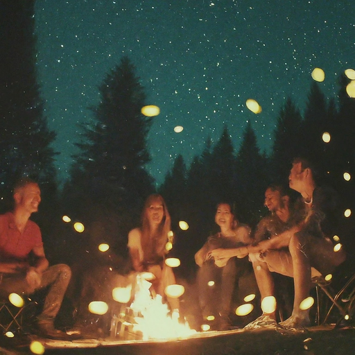 Campfire Nights: Laughter, Stars, and Cozy Memories