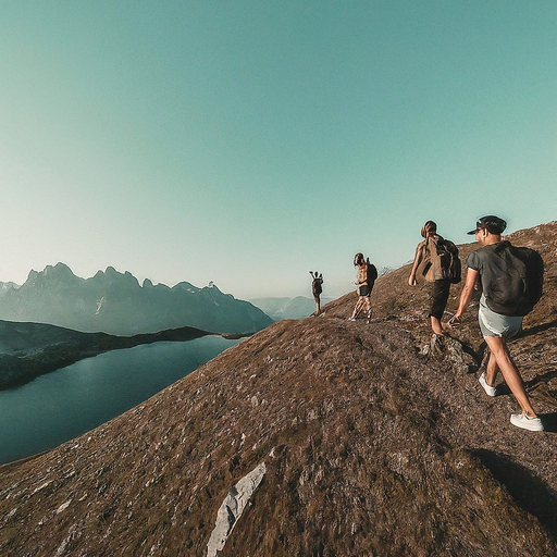 Serene Mountain Hike with Breathtaking Views