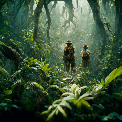 Lost in the Mist: An Eerie Journey Through the Jungle