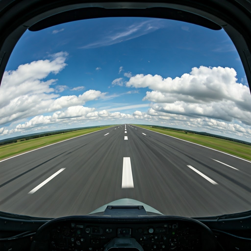 Landing with a Fisheye View