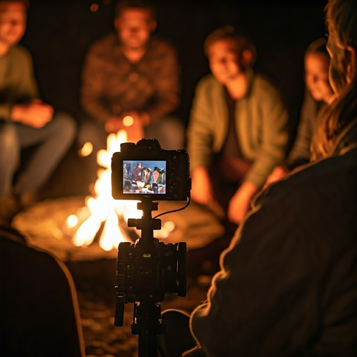 A Gathering Around the Fire: Mystery and Intrigue Through the Lens