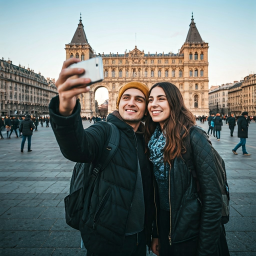 Love in the City: A Selfie Moment to Remember