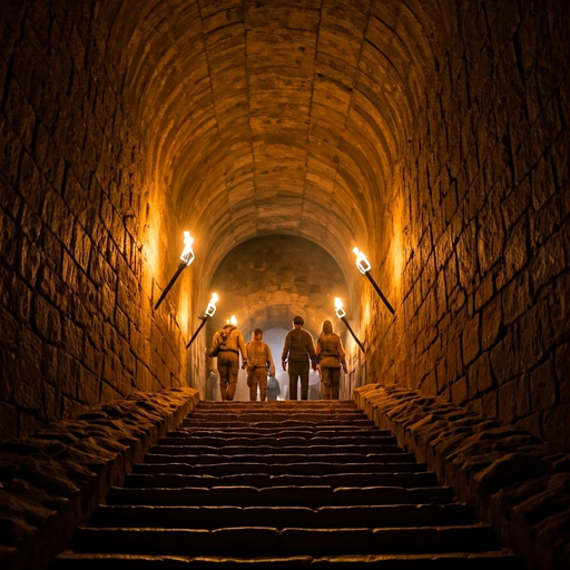 Shadows Dance in the Tunnel’s Embrace