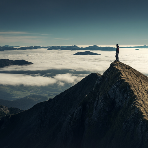 Conquering the Clouds: A Hiker’s Moment of Majesty