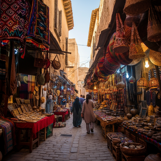 Lost in the Labyrinth of Moroccan Colors