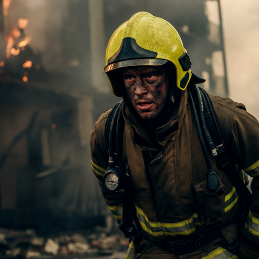 Through the Smoke and Ashes: A Firefighter’s Gritty Determination