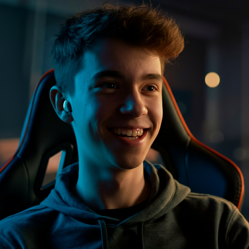 Blue Light, Big Smile: The Joy of Gaming