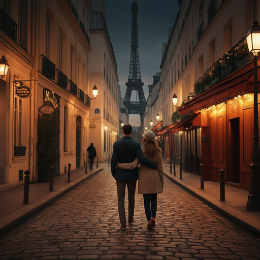 Parisian Romance Under the Eiffel Tower