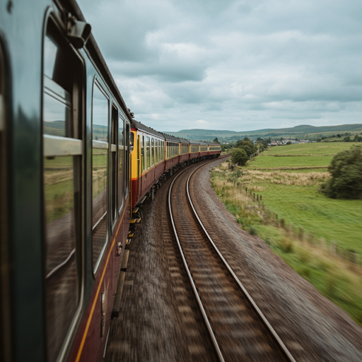 Nostalgic Journey Through the Countryside