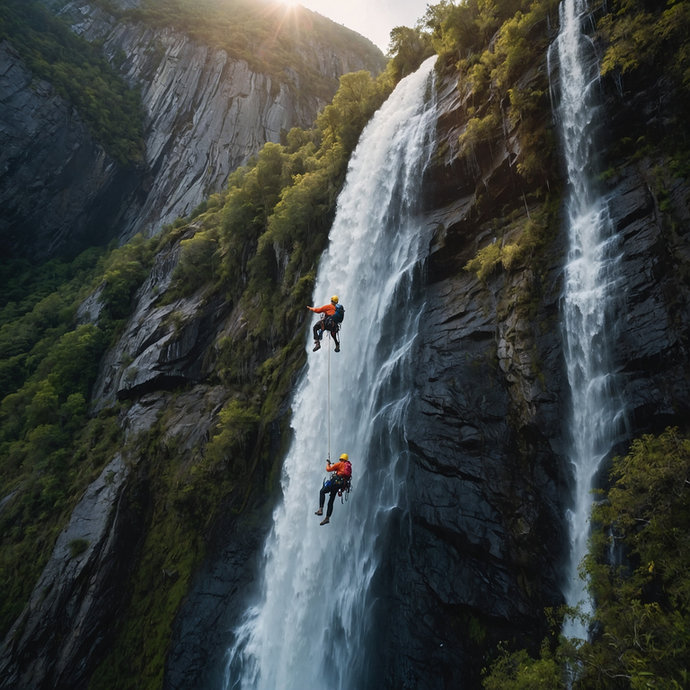 Conquering the Cascade: A Breathtaking Descent