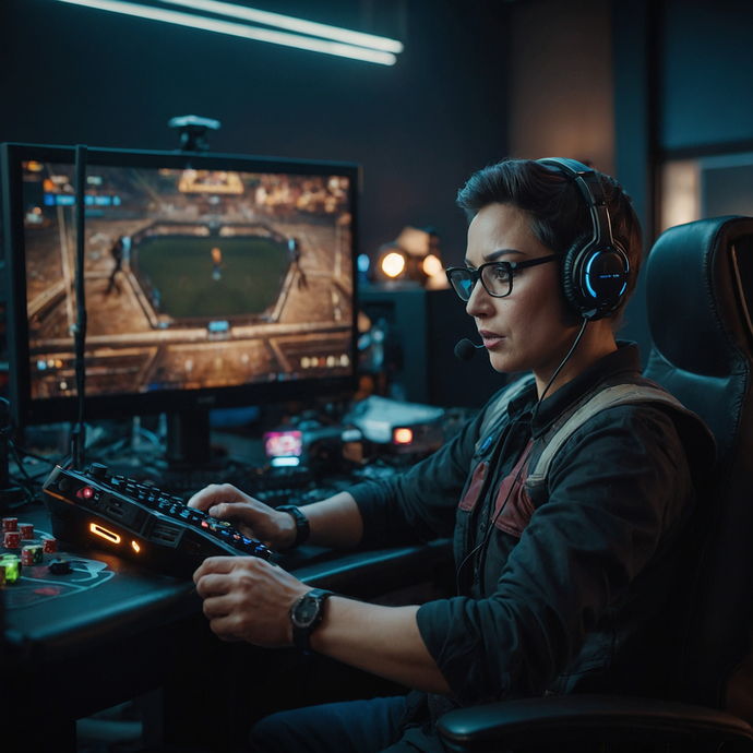 In the Zone: A Gamer’s Intensity Captured