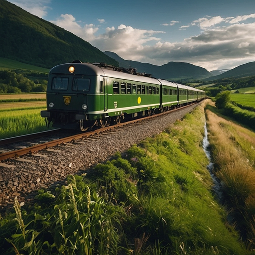 Nostalgic Journey Through a Verdant Valley