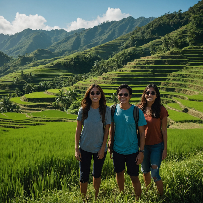 Finding Peace in the Vastness: A Journey Through Rice Paddies and Mountains