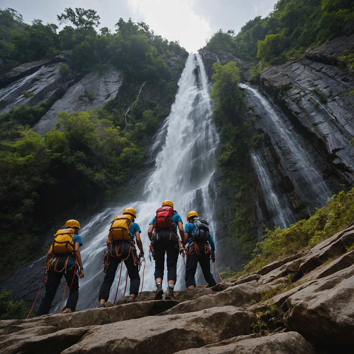 Conquering the Cascade: A Low-Angle Perspective on Adventure