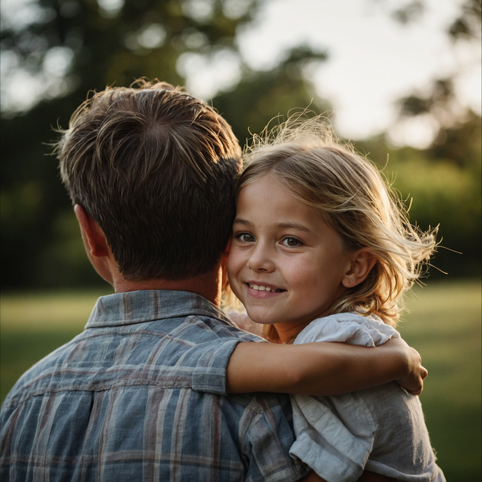 A Father’s Love: Capturing a Moment of Joy and Tenderness