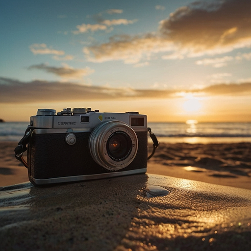 Sunsets and Memories: A Vintage Camera Captures the Moment