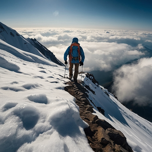 A Hiker’s Journey Above the Clouds