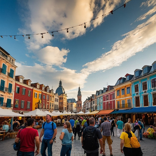 A Vibrant European Marketplace: A Feast for the Senses