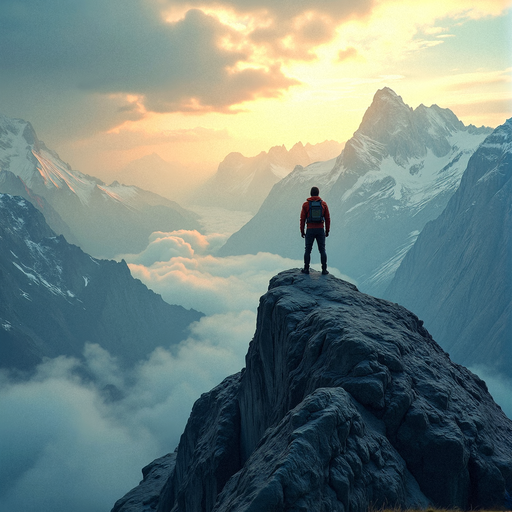 A Hiker’s Perspective: Where Mountains Meet the Sky