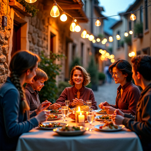 Warm Italian Nights: A Family Dinner Under the Stars