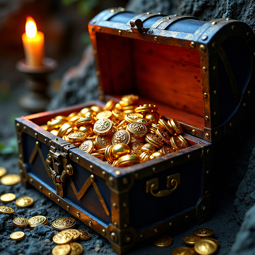 Unveiling the Treasure: A Moment of Adventure