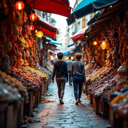 A Stroll Through a Vibrant Middle Eastern Market