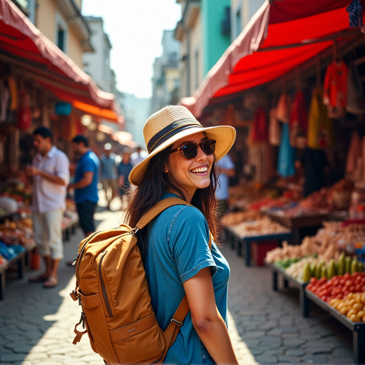 Sun-Kissed Smiles and Market Delights