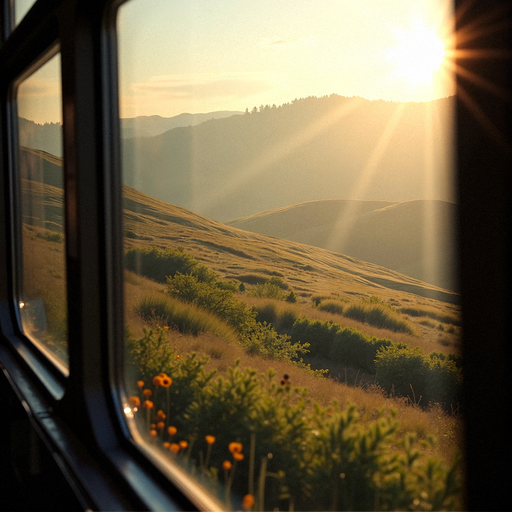 Golden Hour Through the Window