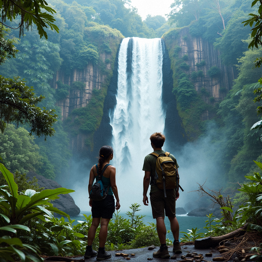 Love Amidst the Waterfall’s Roar