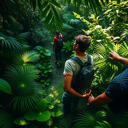 Sunlight Dappled Jungle Path: A Journey into the Unknown