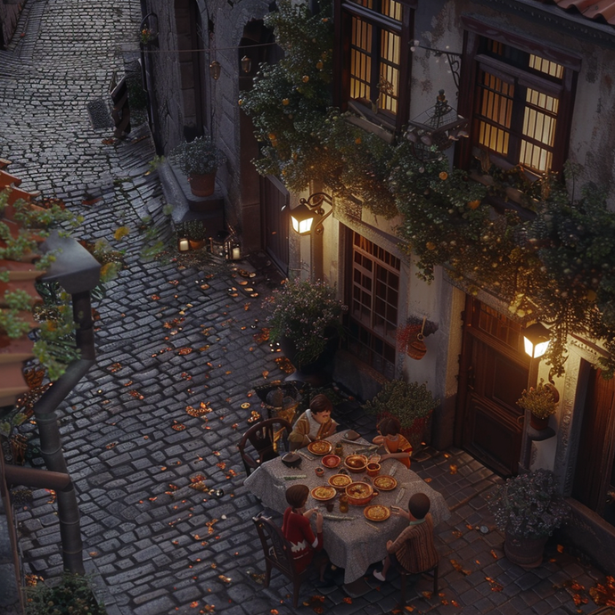 Autumnal Romance Under the Golden Hour