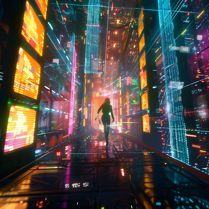 Lost in the Neon Labyrinth