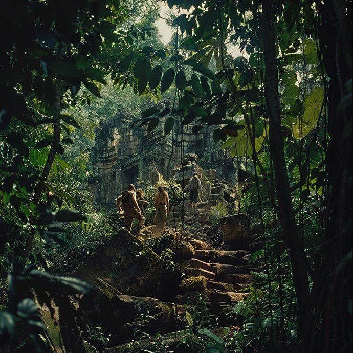 Lost in the Jungle’s Embrace: A Journey Through Ancient Ruins