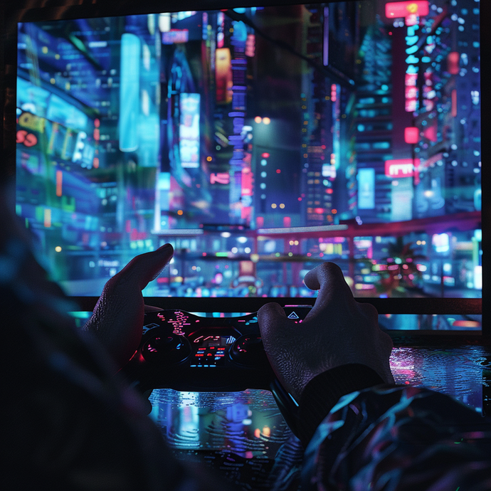 Lost in the Neon Maze: A Cyberpunk Gamer’s World