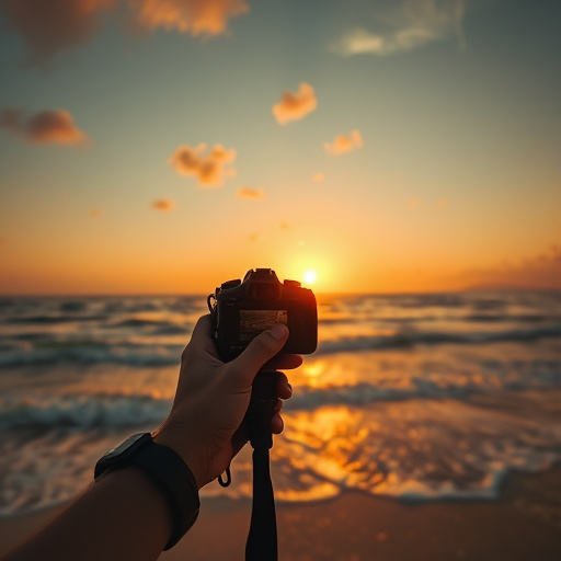 Golden Hour Serenity: A Sunset Symphony Over the Ocean