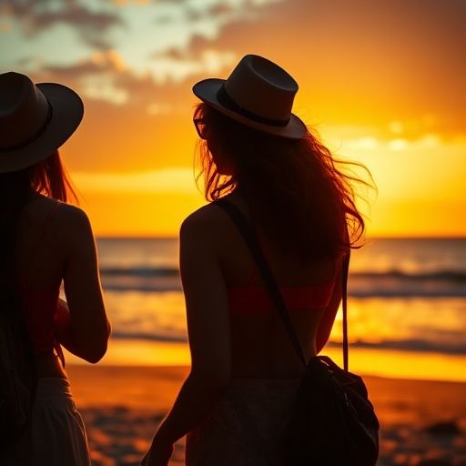 A Timeless Romance: Silhouettes at Sunset