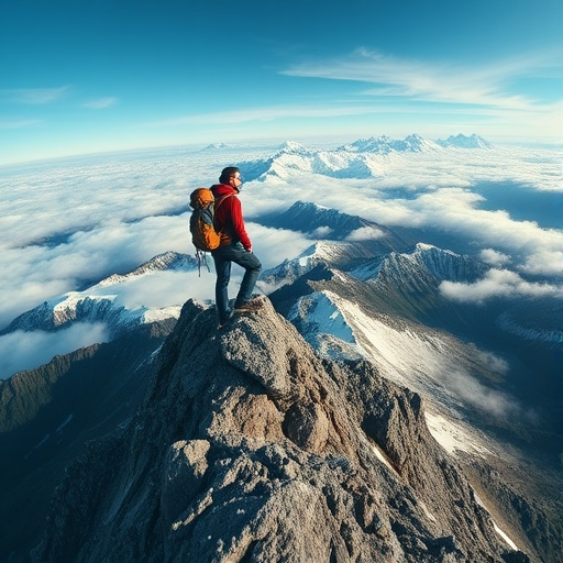 Solitude on the Summit: A Hiker’s Majestic View